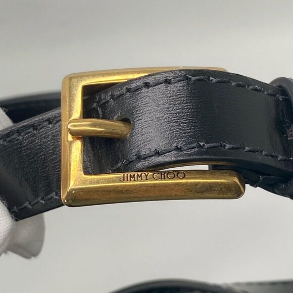 Jimmy Choo Leather Top Handle Bag - Picture 14 of 15